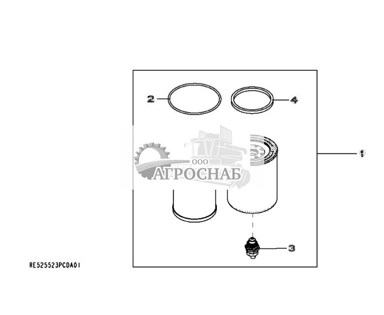 9901 9901 (КОМПЛЕКТ ДЛЯ ОБСЛУЖИВАНИЯ ТОПЛИВНОГО ФИЛЬТРА ГРУБОЙ ОЧИСТКИ) - ST5748 129.jpg